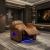 Cyber Leather Power Reclining Chair with LED Lighting & Air Massage