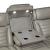 Cyber Leather Power Double Reclining Living Room Set with LED Lighting & Air Massage