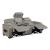 Cyber Leather Power Double Reclining Living Room Set with LED Lighting & Air Massage