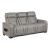 Cyber Leather Power Double Reclining Living Room Set with LED Lighting & Air Massage