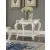 Picardy Fabric/Wood Living Room Set w/Pillows