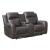 Hearth Microfiber Double Reclining Living Room Set