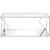 Virtue Glass/Metal Rectangular Coffee Table