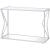Virtue Glass/Metal Rectangular Coffee Table Set