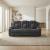 Phyllis Corduroy Double Reclining Sofa with Cup Holders
