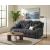 Phyllis Corduroy Double Reclining Sofa with Cup Holders