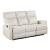 Heisley Faux Leather Double Reclining Sofa