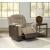 Mixed Motion Faux Leather/Polyester Power Reclining Living Room Set with Adjustable Headrest