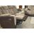 Mixed Motion Faux Leather/Polyester Power Reclining Living Room Set with Adjustable Headrest