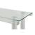 Gordie Glass/Metal Rectangular Coffee Table