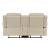 8379 Upholstered Double Reclining Loveseat with Console & Receptacles