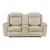 8379 Upholstered Double Reclining Loveseat with Console & Receptacles