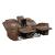 8379 Upholstered Double Reclining Loveseat with Console & Receptacles