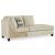 Abinger 2-Piece Polyester L-Shaped Sectional Sofa w/Right Arm Chaise Facing