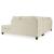 Abinger 2-Piece Polyester L-Shaped Sectional Sofa w/Right Arm Chaise Facing