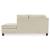 Abinger 2-Piece Polyester L-Shaped Sectional Sofa w/Right Arm Chaise Facing