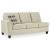 Abinger 2-Piece Polyester L-Shaped Sectional Sofa w/Right Arm Chaise Facing