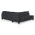 Abinger 2-Piece Polyester L-Shaped Sectional Sleeper w/Left Arm Chaise Facing