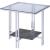 Liddell Glass Top Rectangular End Table
