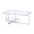 Hollo Mirrored Glass/Metal Rectangular Coffee Table
