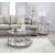 Zekera Mirrored Top Round Coffee Table