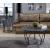 Sytira Wood/Metal Round End Table