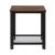 Taurus Wood/Metal Square End Table