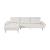 Dominic Chenille 2‑Piece Sectional with Left Chaise & Dual‑Position Backs for Adjustable Seat Depth