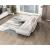 Dominic Chenille 2‑Piece Sectional with Left Chaise & Dual‑Position Backs for Adjustable Seat Depth