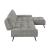 Dominic Chenille 2‑Piece Sectional with Right Chaise & Dual‑Position Backs for Adjustable Seat Depth