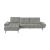 Dominic Chenille 2‑Piece Sectional with Left Chaise & Dual‑Position Backs for Adjustable Seat Depth