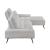 Dominic Chenille 2‑Piece Sectional with Right Chaise & Dual‑Position Backs for Adjustable Seat Depth