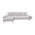 Dominic Chenille 2‑Piece Sectional with Left Chaise & Dual‑Position Backs for Adjustable Seat Depth