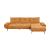 Dominic Chenille 2‑Piece Sectional with Right Chaise & Dual‑Position Backs for Adjustable Seat Depth