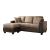 Slater Fabric/Bi-Cast Vinyl Sectional