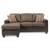 Slater Fabric/Bi-Cast Vinyl Sectional