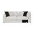 Solace U-Shaped Microfiber 3‑Piece Modular Sectional with Left Chaise