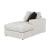 Solace U-Shaped Microfiber 3‑Piece Modular Sectional with Left Chaise
