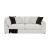 Solace U-Shaped Microfiber 3‑Piece Modular Sectional with Left Chaise