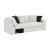 Solace U-Shaped Microfiber 3‑Piece Modular Sectional with Left Chaise