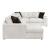 Solace U-Shaped Microfiber 3‑Piece Modular Sectional with Left Chaise