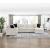 Solace U-Shaped Microfiber 3‑Piece Modular Sectional with Right Chaise