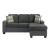 Slater Fabric/Bi-Cast Vinyl Sectional