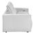 Phoebe Microfiber Power Double Reclining Modular Loveseat with Power Headrests