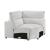 Phoebe Microfiber Power Double Reclining Modular Loveseat with Power Headrests