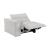 Phoebe L-Shaped Microfiber 5‑Piece Power Reclining Modular Sectional with Power Headrests