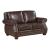 Remington Leather Loveseat