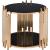 Tanquin Glass/Metal Round Coffee Table Set