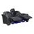 Apex Leather Power Double Reclining Loveseat with LED Lighting