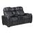 Apex Leather Power Double Reclining Loveseat with LED Lighting
